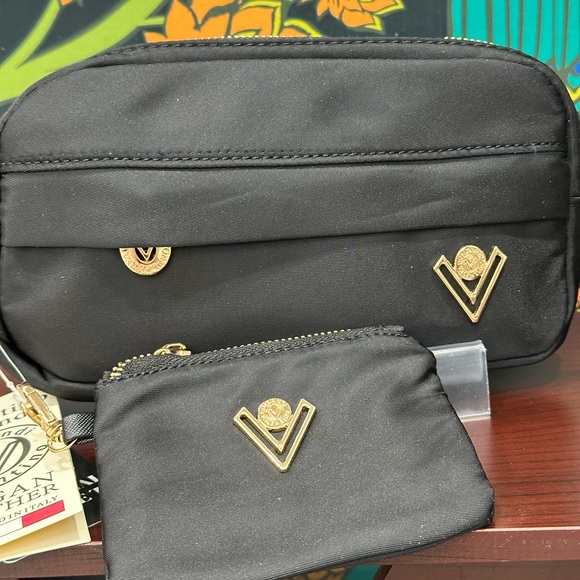 Valentino Orlandi Nylon Waist / Fanny / Belt Bag with Wallet Pouch ✨NWT - Picture 3 of 9